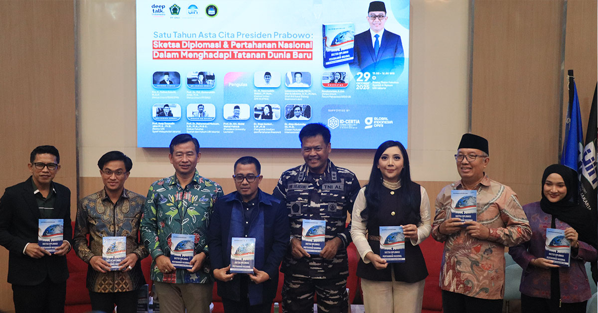 FSH UIN Jakarta Gelar Bedah Buku “Sketsa Diplomasi dan Pertahanan Nasional”