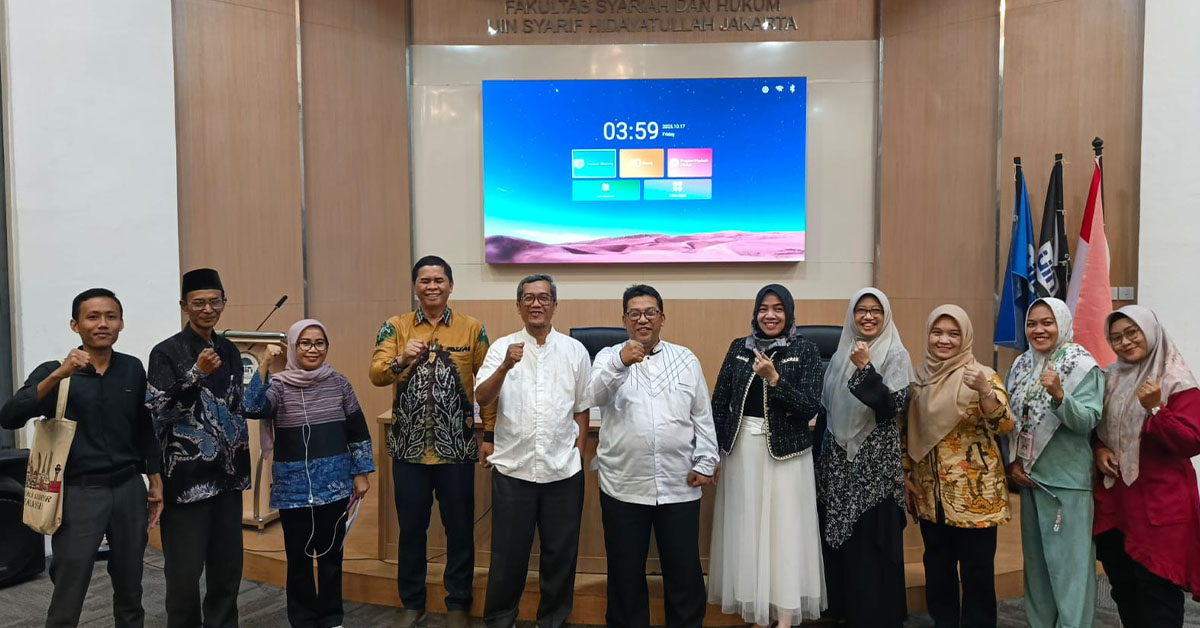 LSP UIN Jakarta Audiensi ke FSH, Dorong Pembentukan Skema Sertifikasi Hukum Baru dan Pelatihan Asesor