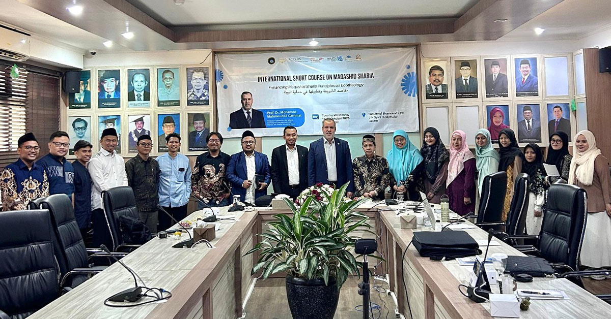 FSH UIN Jakarta Gelar International Short Course on Maqashid Sharia dan Ekoteologi