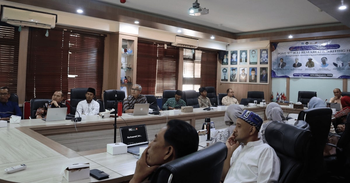 FSH UIN Jakarta Gelar POST 9th ICLJ Research & Writing Club: Dalami Filologi dan Strategi Publikasi Ilmiah