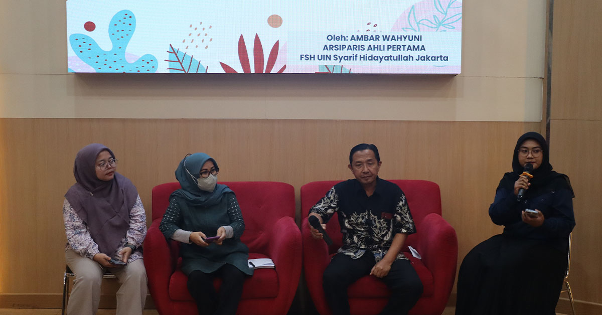 FSH UIN Jakarta Perkuat Tata Kelola Administrasi melalui Sosialisasi Kearsipan dan SPJ Keuangan