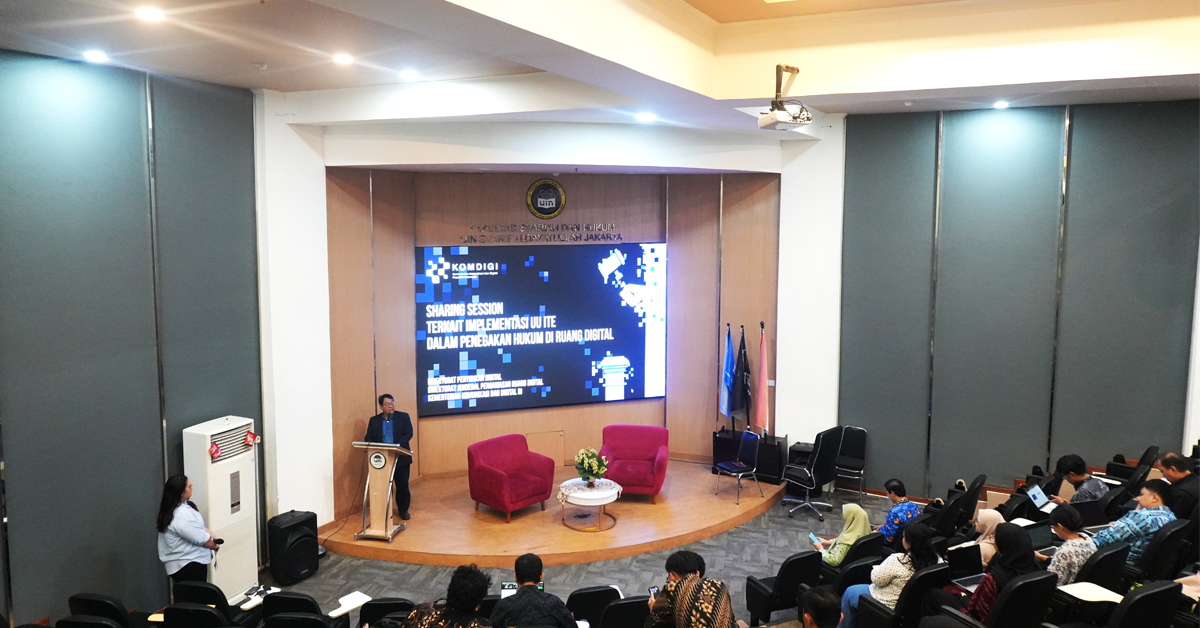 Perkuat Literasi Hukum Digital, FSH UIN Jakarta dan Komdigi Sosialisasikan Implementasi KUHP Baru