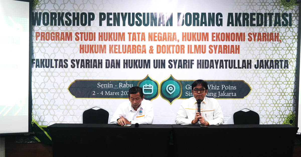 FSH UIN Jakarta Gelar Workshop Penyusunan Borang Akreditasi Empat Program Studi