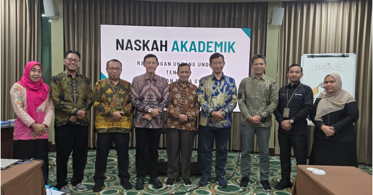 Penyusunan Draft NA dan RUU Pengadilan Niaga Syariah