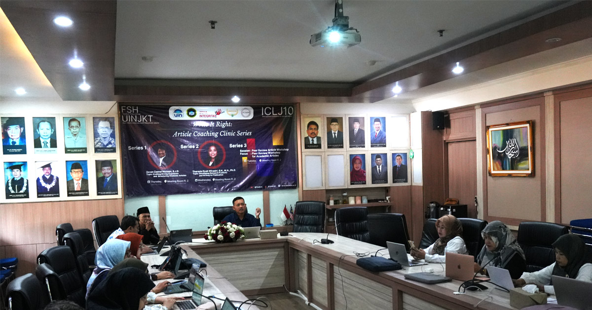 FSH UIN Jakarta Gelar Pembahasan Monitoring dan Evaluasi Kurikulum Bersama LPM UIN Jakarta