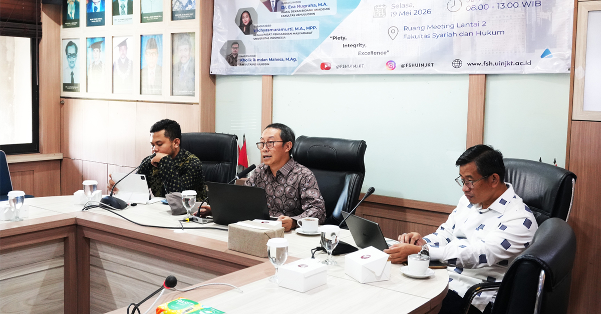 Penguatan Tridharma Perguruan Tinggi, FSH UIN Jakarta Adakan Pelatihan Pengabdian Masyarakat