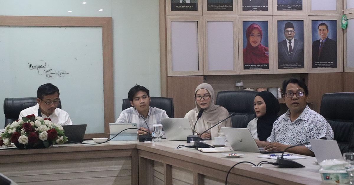 Panitia PBAK 2026 dan DEMA FSH Sosialisasikan Rangkaian PBAK kepada Pimpinan FSH UIN Jakarta