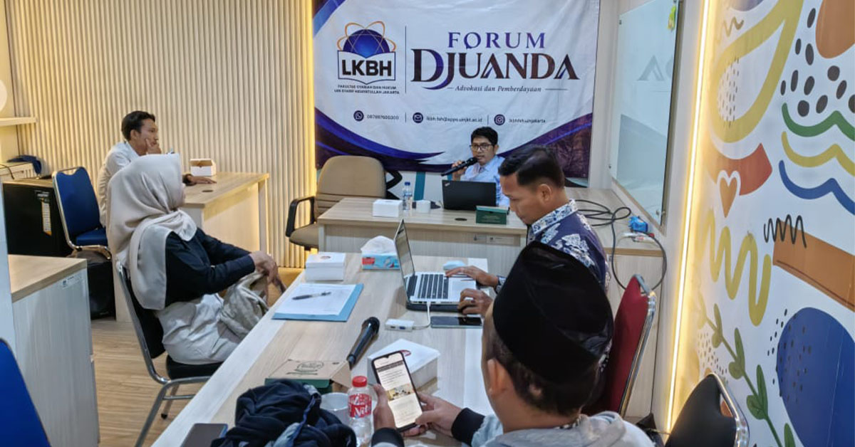 Djuanda Forum of LKBH FSH UIN Jakarta Proposes Safety Rating and Safety Rights to Reduce Transportation Accidents