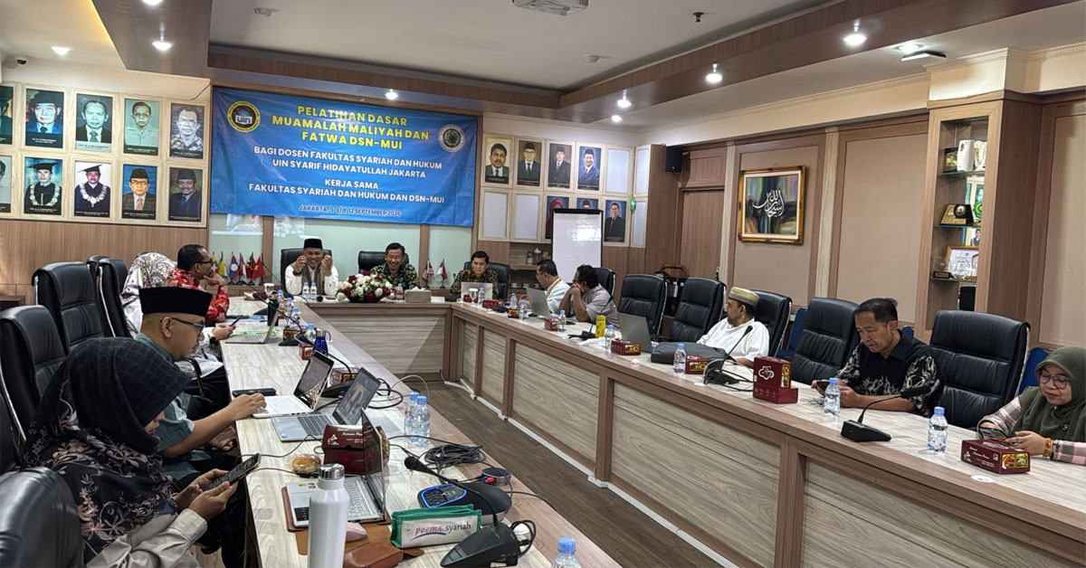 UIN Jakarta dan DSN-MUI Perkuat Kompetensi Dosen Lewat Pelatihan Dasar Muamalah dan Fatwa