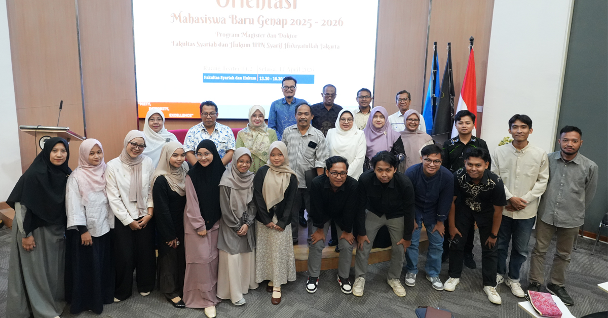 Faculty of Sharia and Law of UIN Syarif Hidayatullah Jakarta Holds Orientation Program for New Master’s and Doctoral Students