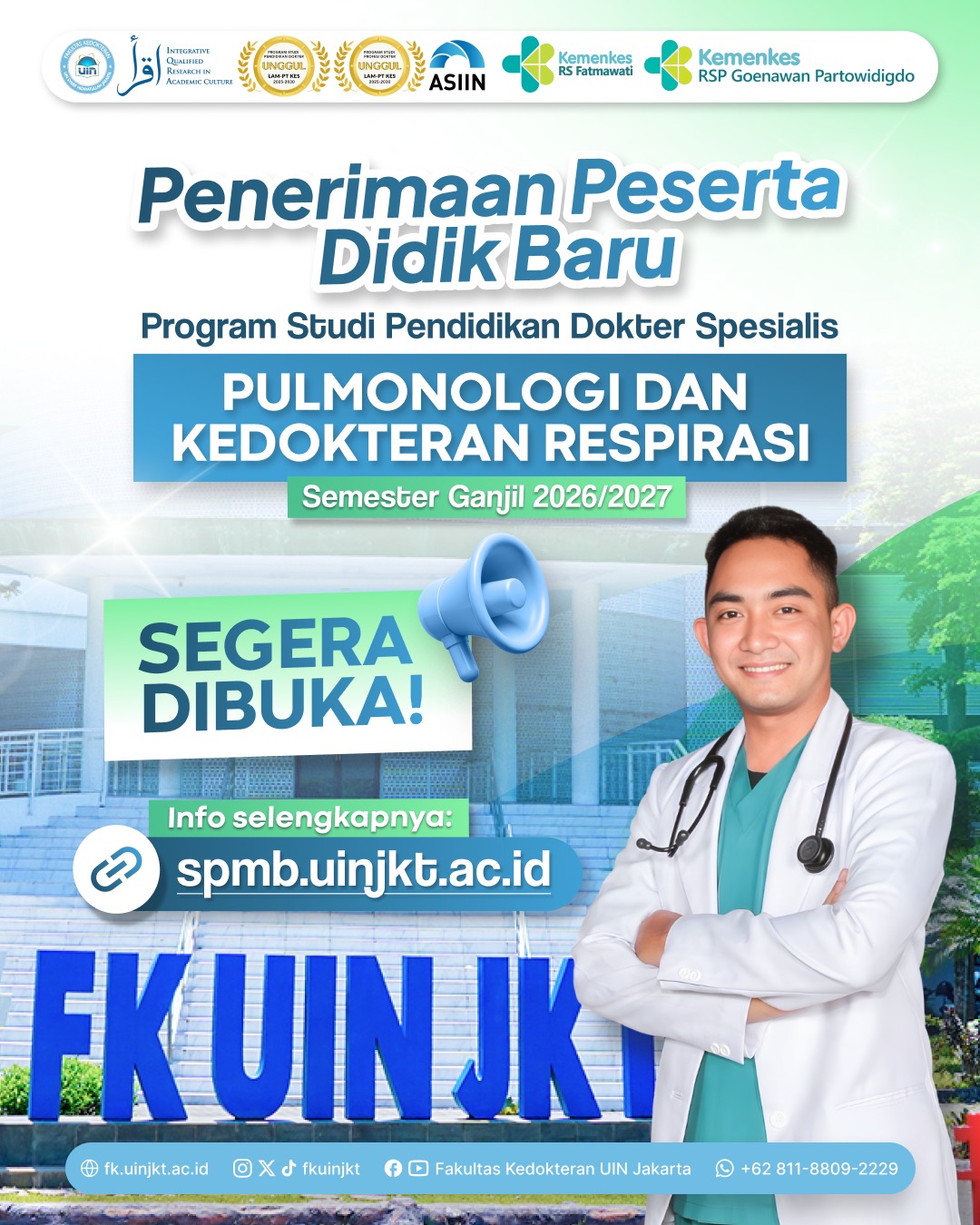 penerimaan peserta didik baru program studi pendidikan dokter spesialis