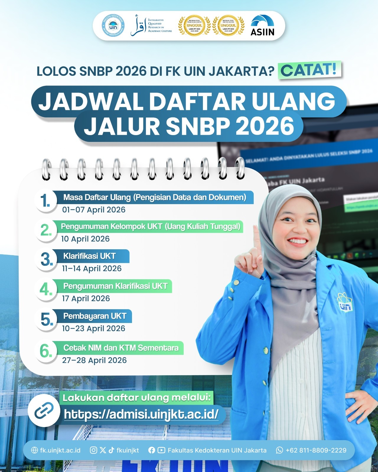 JadwalDaftarUlangJalurSNBP202