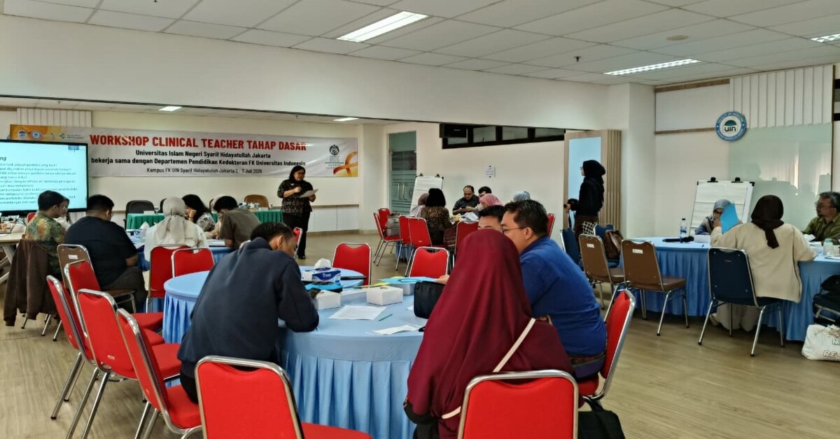 FK UIN Jakarta Gandeng FKUI Gelar Workshop Clinical Teacher Tahap Dasar