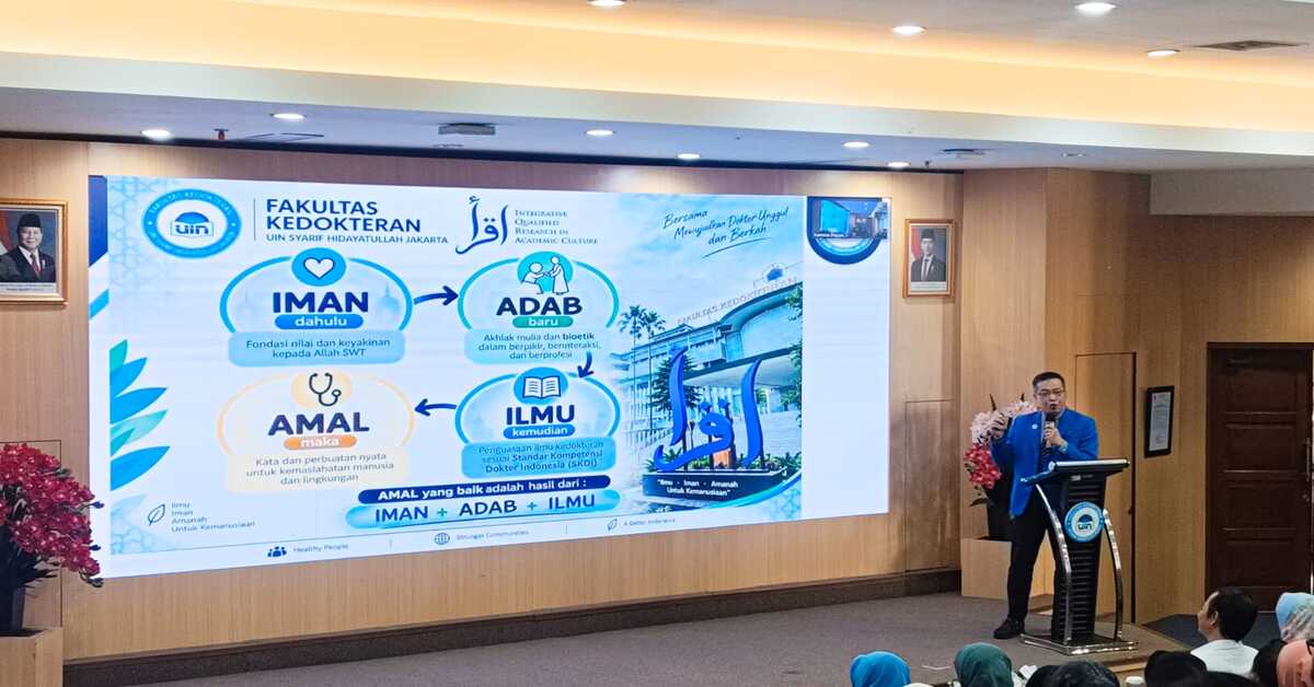 Dean of FK UIN Jakarta Introduces the Integration of Islamic Values and Medicine in Medical Education