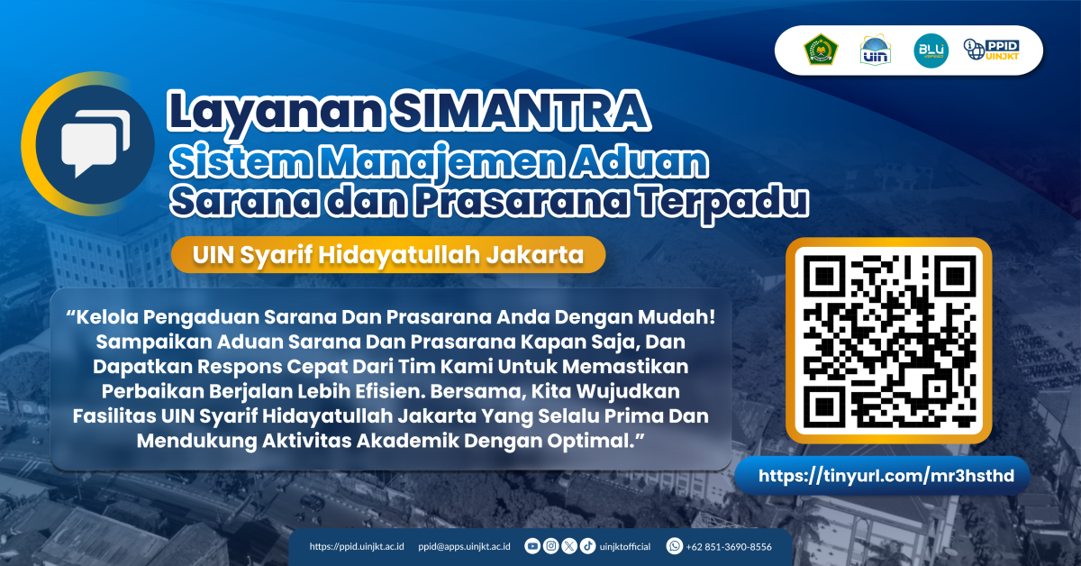Layanan SIMANTRA UIN Syarif Hidayatullah Jakarta