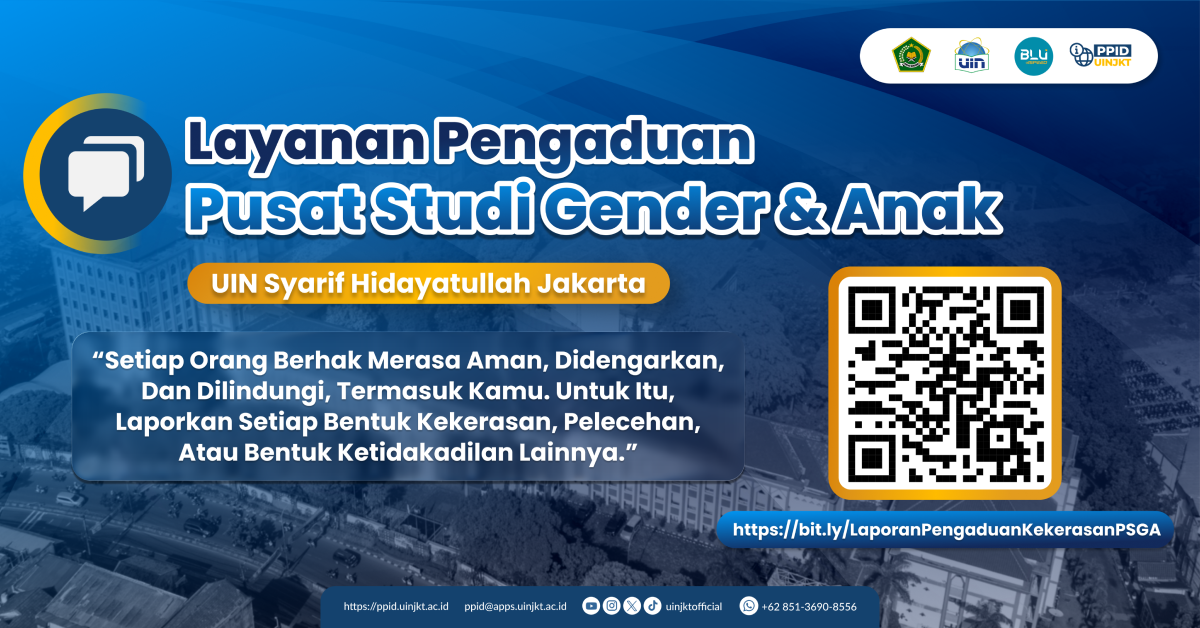 Layanan Pusat Studi Gender dan Anak UIN Syarif Hidayatullah Jakarta
