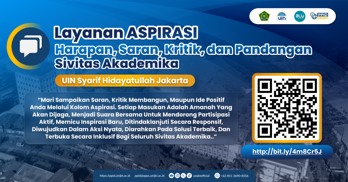 Layanan ASPIRASI UIN Syarif Hidayatullah Jakarta