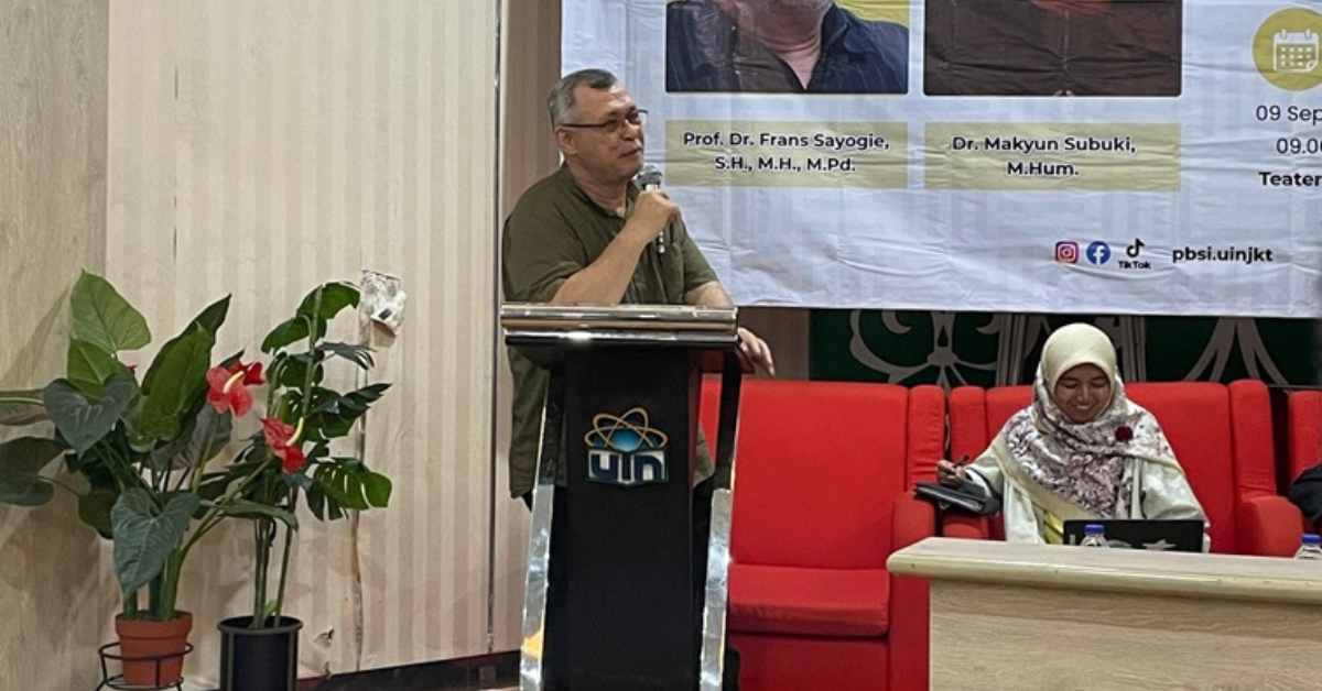 When Language Meets Law: FITK UIN Jakarta Students Dive Into Forensic Linguistics