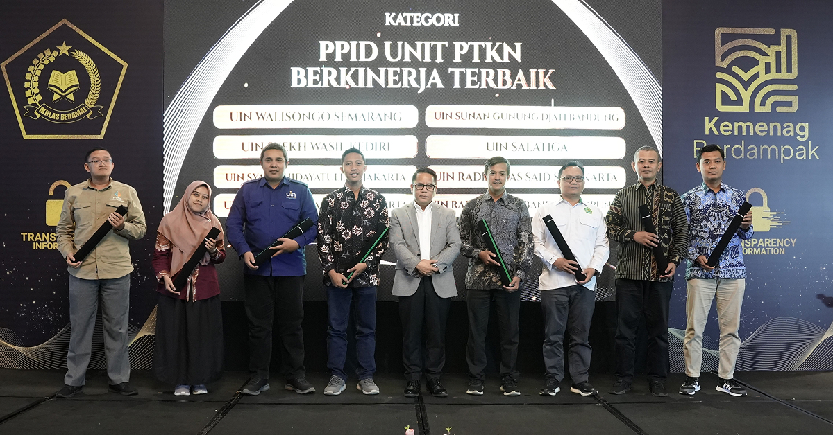 PPID Berkinerja Terbaik, UIN Jakarta Terima Apresiasi Kementerian Agama RI