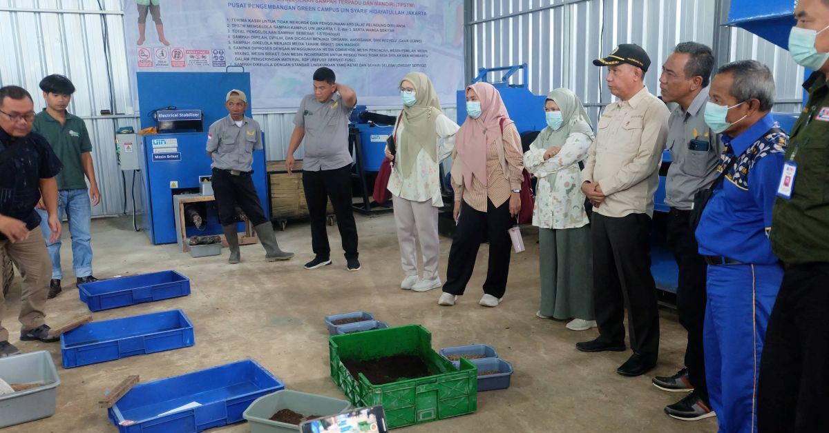 Kelola Sampah Mandiri, UIN Jakarta Resmikan Pengelolaan Sampah Terpadu