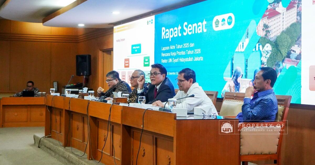 Rektor UIN Jakarta Paparkan Capaian Kinerja Tahun 2025 dan Arah Transformasi Tahun 2026