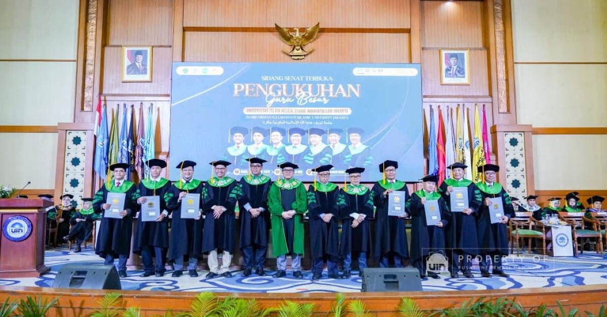 Press Release: UIN Jakarta Kukuhkan Tujuh Guru Besar, Termasuk Guru Besar AI Pertama di PTKIN