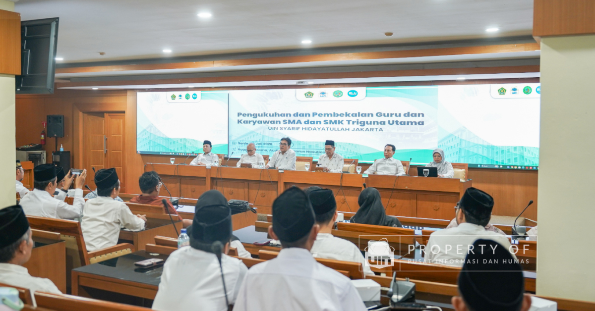 Perkuat Tata Kelola Sekolah, UIN Jakarta Resmikan Pengukuhan Guru Triguna