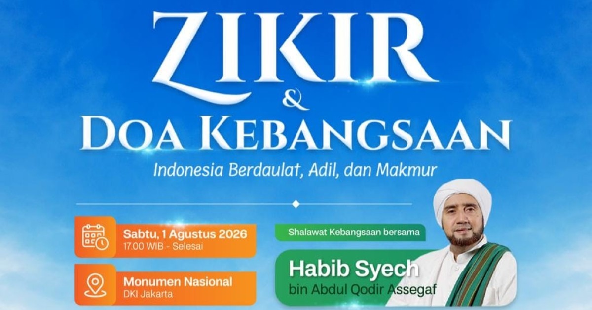 Senandung Shalawat Bersama Habib Syech: Dzikir dan Doa Kebangsaan Memperingati HUT Ke-81 Republik Indonesia
