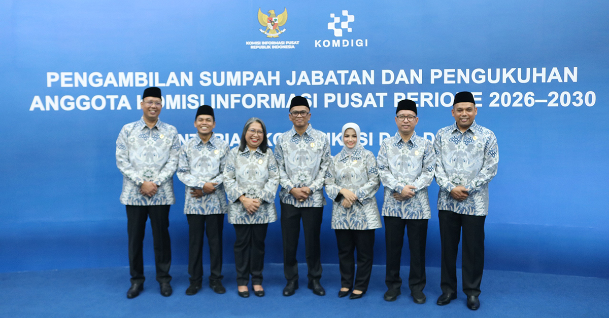 KI Pusat 2026-2030 Resmi Dilantik! Targetkan Penguatan Akses Informasi Publik