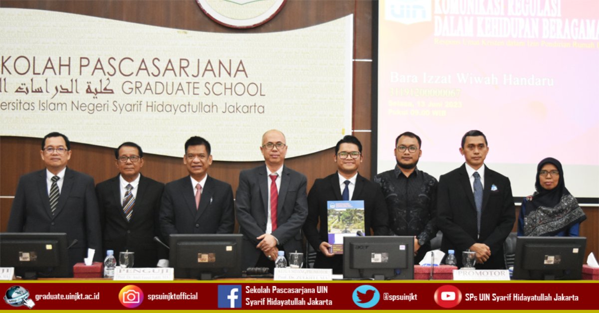 Ujian Promosi Doktor Bara Izzat Wiwah Handaru