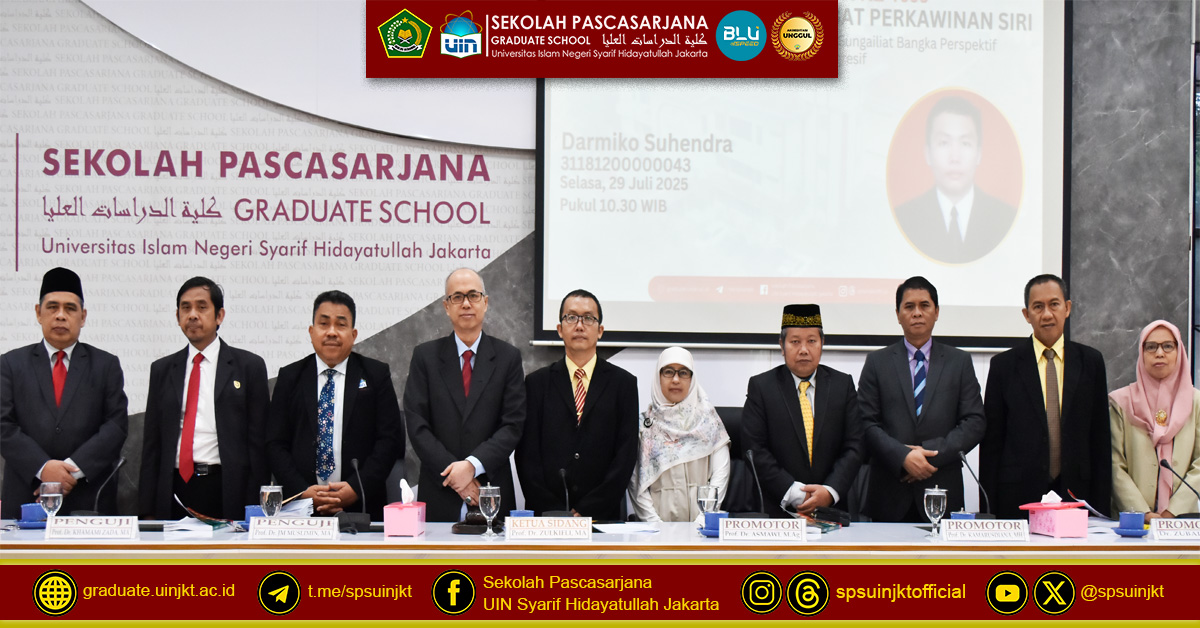 Darmiko Suhendra Doctoral Promotion Exam, The Origin of Children Due to Series Marriage