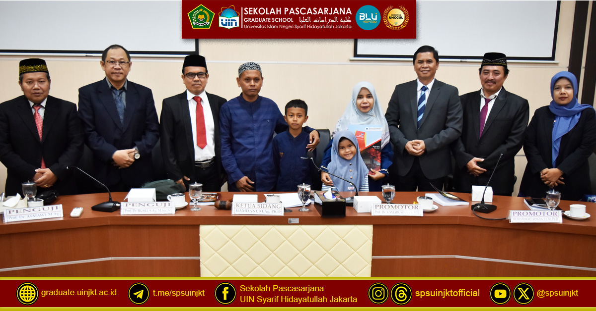 Ujian Tesis Nurul Abadiya,  Kesetaraan Gender dalam Sengketa Harta Bersama
