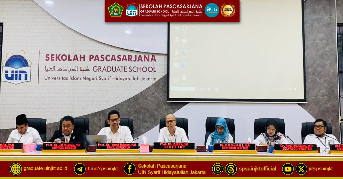 SPs UIN Jakarta Welcomes New Students with Study Orientation and Strengthening of Academic Competencies