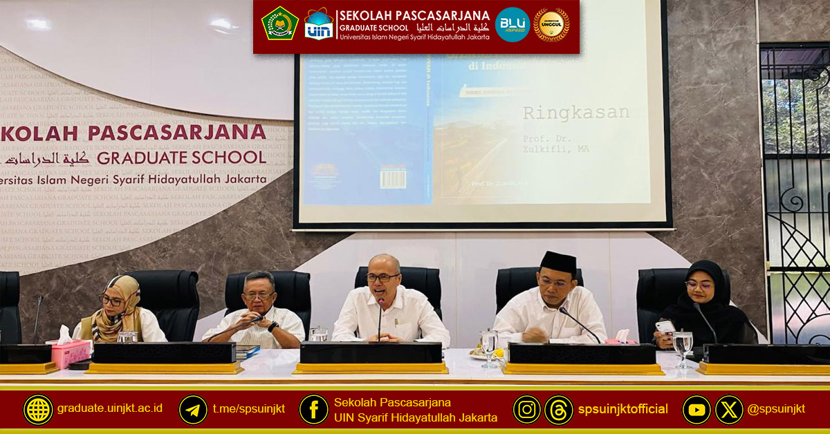 SPs Selenggarakan Studium Generale dan Peluncuran Buku tentang Tarekat Sammaniyyah di Indonesia