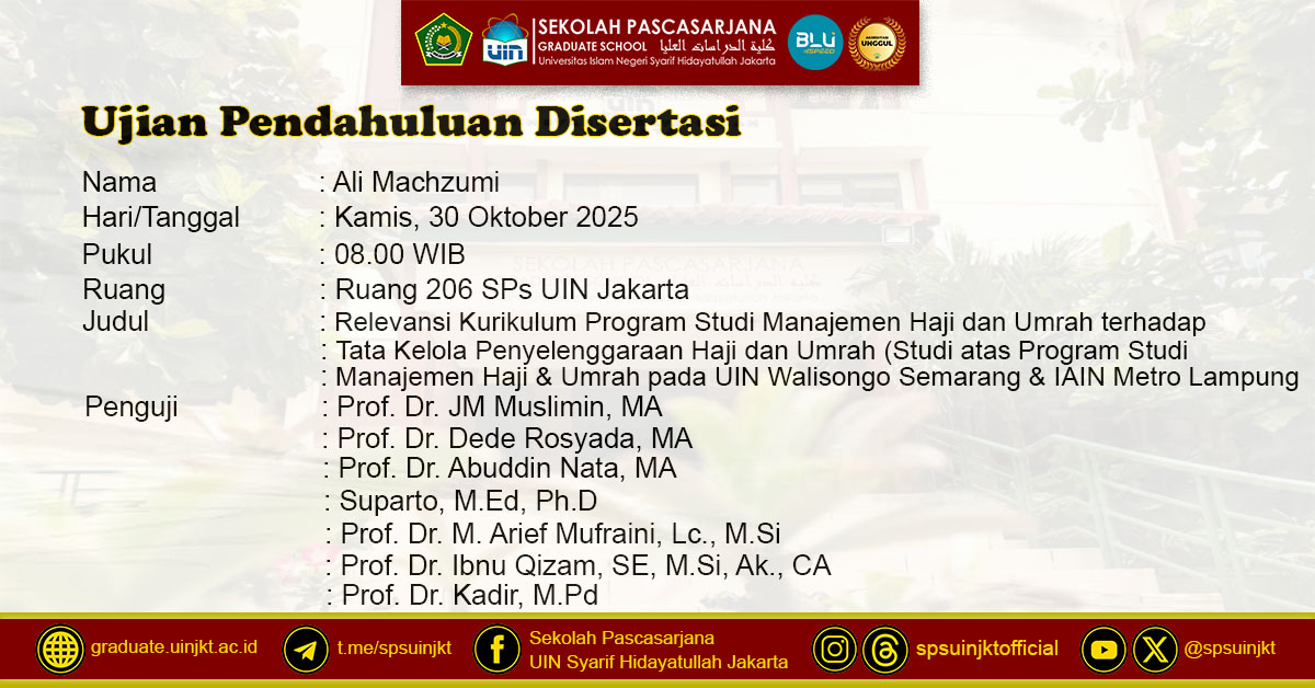 Preliminary Dissertation Exam of Ali Machzumi