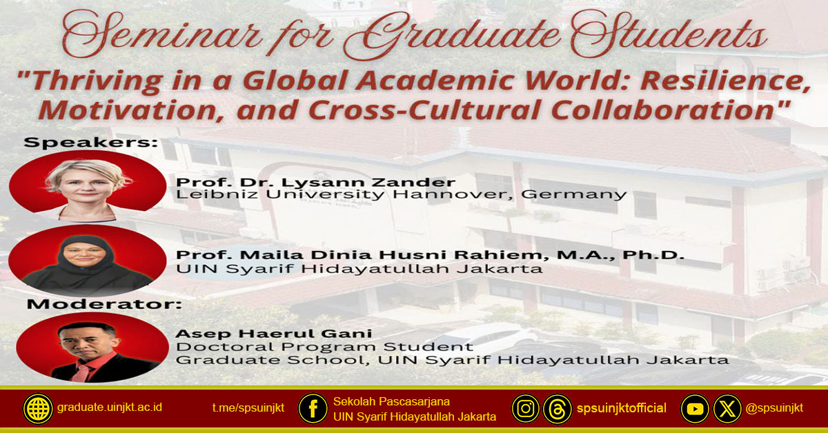 Seminar for Graduate Students "Thriving in a Global Academic World: Resilience, Motivation, and Cross-Cultural Collaboration"
