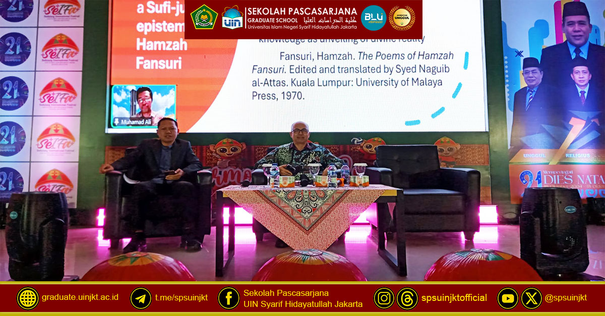 International Student Conference IAIN SAS Babel, Prof. Dr. Zulkifli Soroti Identitas Melayu sebagai Logika Dasar Perdamaian dan Islam Moderat