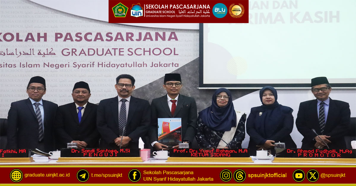 Muhammad Miqdad Al Farizi's Thesis Test, Opening New Horizons for the Meaning of Women's Hadith in Khazanah Nusantara