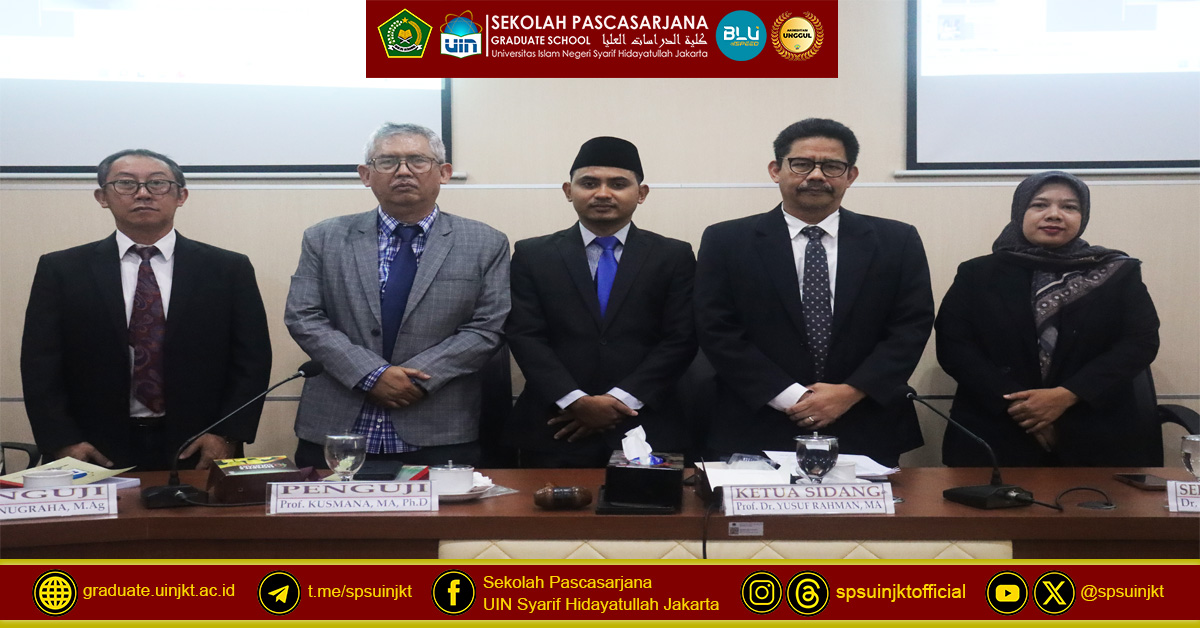 Abdul Azim's Thesis Examination, The Concept of Tārīkhiyyah and Tanzīh of the Qur'an in the Modern Era: A Study of the Thought of Muḥammad Sālim Abū 'Āṣī