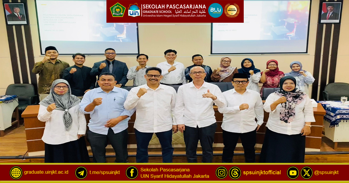 Wisuda ke-138, SPs UIN Jakarta Lepas 14 Wisudawan