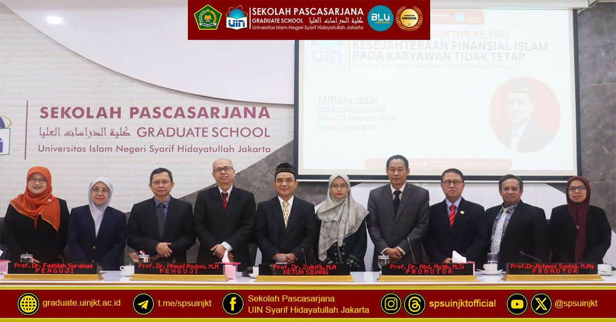 Miftahuddin Doctoral Promotion Exam: Islamic Financial Welfare for Non-Permanent Employees