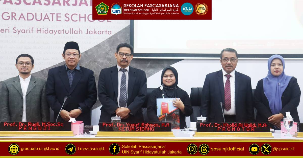 Madarina Rozanah Thesis Exam: The Implementation of the Teachings of al-'Adl al-Ilāhī in the Practice of Shi'ah Philanthropy