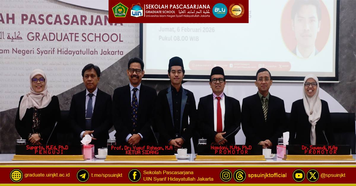 Ujian Tesis Muhammad Ikhsan Saidung: Pendidikan Sufistik dalam Sistem Tarekat Annangguru Sayye' Daengna Ma’rufi al-Mandari