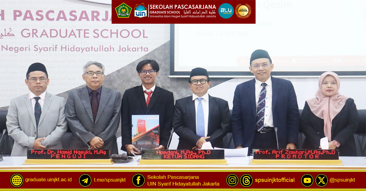 Ahmad Afrizal Qosim's Thesis Exam: Tobacco Hajj Authority (Case Study of Rural Muslim Middle Class in Temanggung)