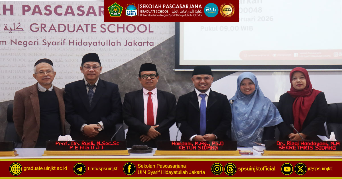 Daniel Barkah's Thesis Exam: The Dynamics of the Hisbah Council PERSIS in the Formulation of Fatwa