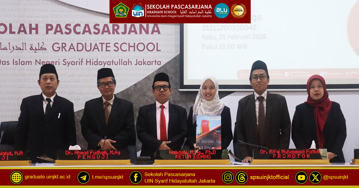 Urwatul Wusqo Thesis Exam: Reconstruction of the Contemporary Meaning of the Hadith on the Prohibition of Body Modification