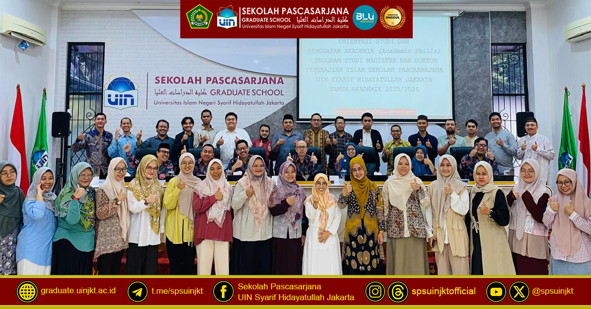 SPs UIN Jakarta Holds New Student Orientation for Even Semester 2025/2026