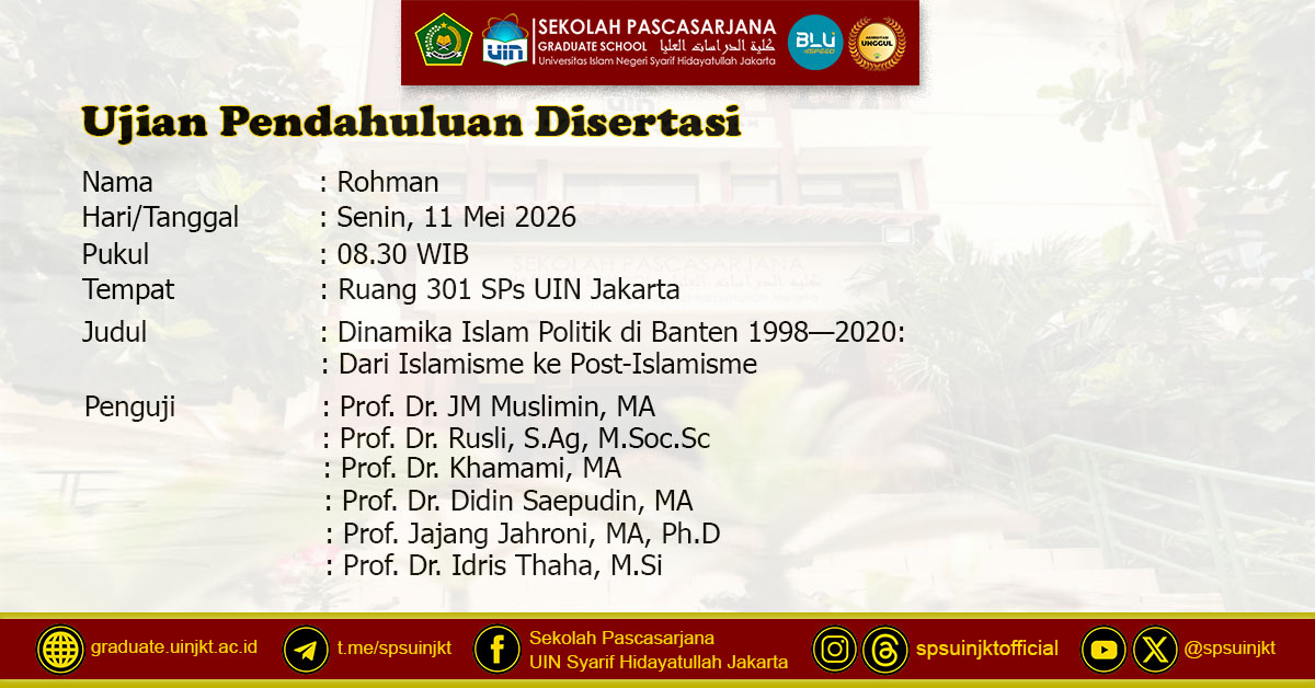 Rohman Preliminary Dissertation Exam