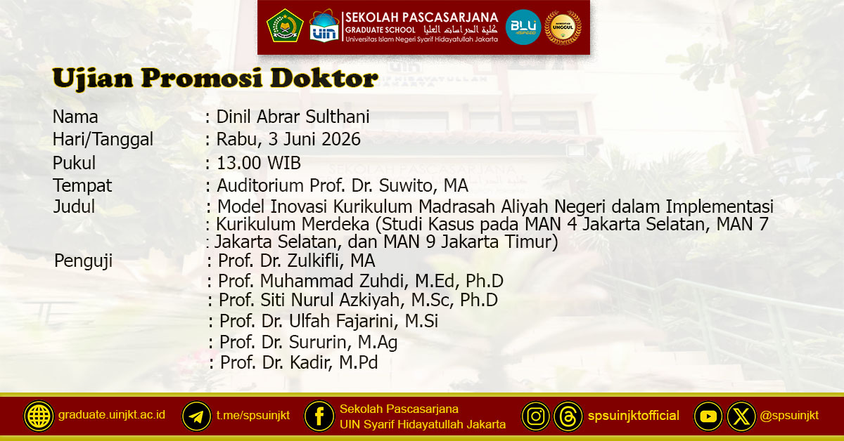 Dinil Abrar Sulthani Dissertation Exam