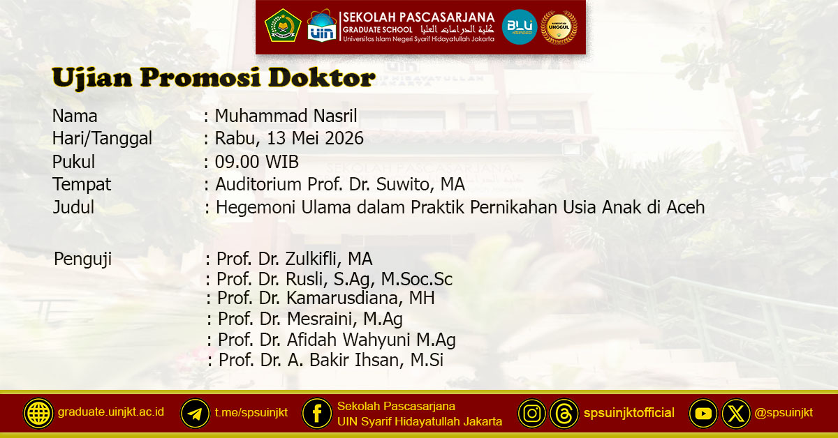 Muhammad Nsaril Dissertation Exam